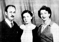 1954 год. Эдди Рознер, дочь Эрика, Рута Каминская