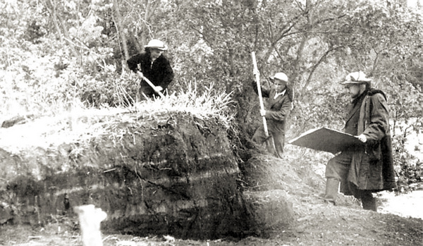 Раскопки на Камчатке. 1970-е