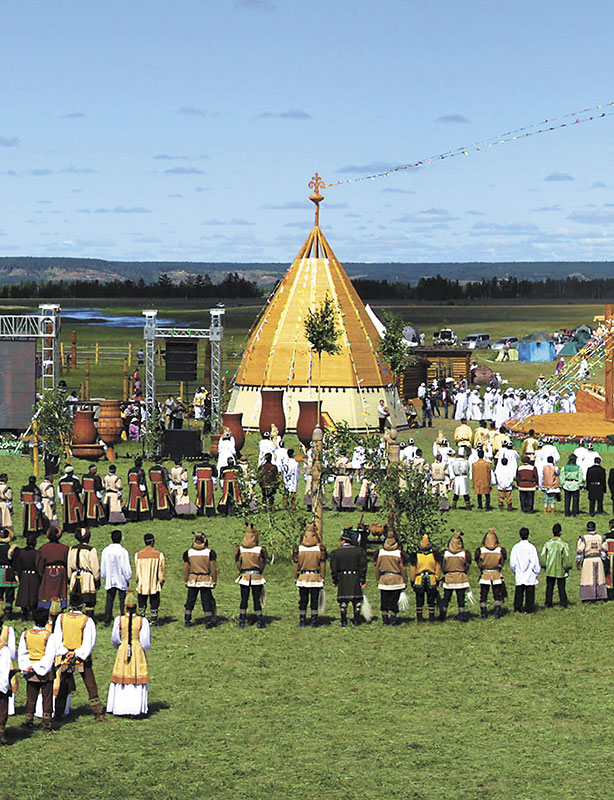 Национальный праздник Ысыах в Республике Саха (Якутия). 2014. Фото В. Малакшановой
